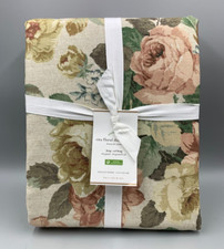 Pottery Barn Rita Floral Duvet Cover Beige Multi King Cal King #N8