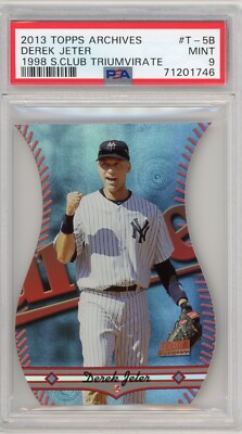2013 TOPPS ARCHIVES DEREK JETER STADIUM CLUB TRIUMVIRATE T-5B