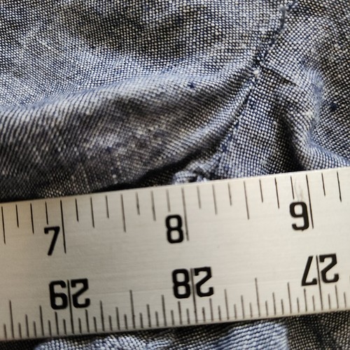 Orvis Linen Chambray Shorts Women's XXL Blue Lightweight 44 x 8 High Rise - Picture 9 of 14