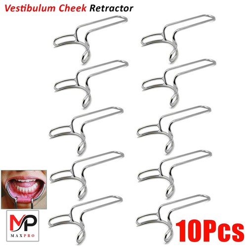 Retractor de mejillas y labios vestíbulo instrumento quirúrgico abridor bucal dental retractor - Imagen 12 de 12
