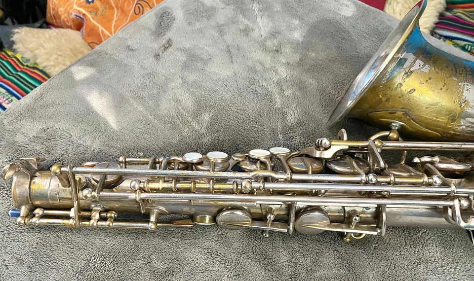 Saxofón alto Selmer Balanced Action plateado 1938 Foto 4 de 4