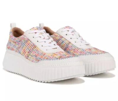 NEW ZODIAC Cooper Women's Sneakers Size 9.5 Medium Width Platform Rainbow Chunky