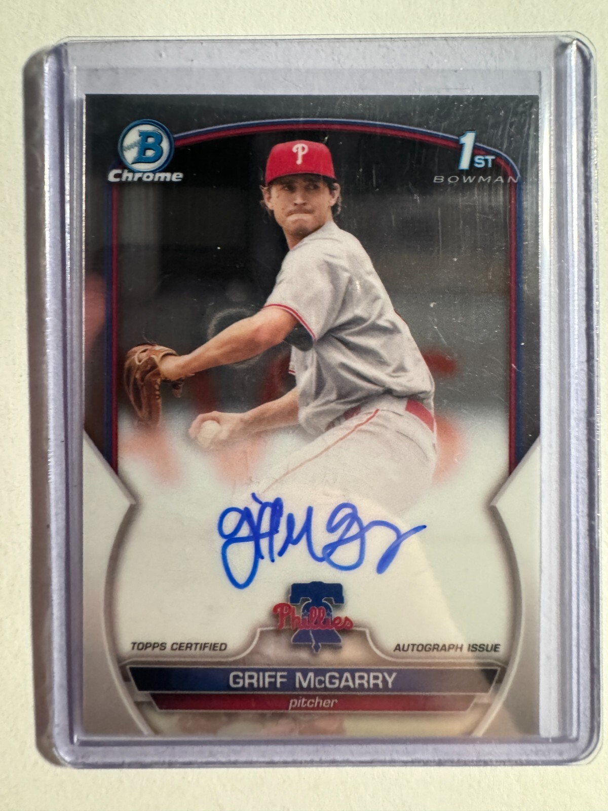 K207,267 - 2023 Bowman Chrome Prospect Autographs #CPAGM Griff McGarry Auto
