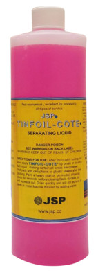 JSP  TIN FOIL-COTE SEPARATING LIQUID 16oz 473m  Tin Foil Substitute l(de115)