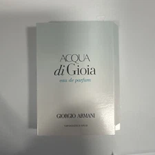 Acqua diGioia EAU De Parfum Giorgio Armani Samples 1.5 ML FREE SHIPPING