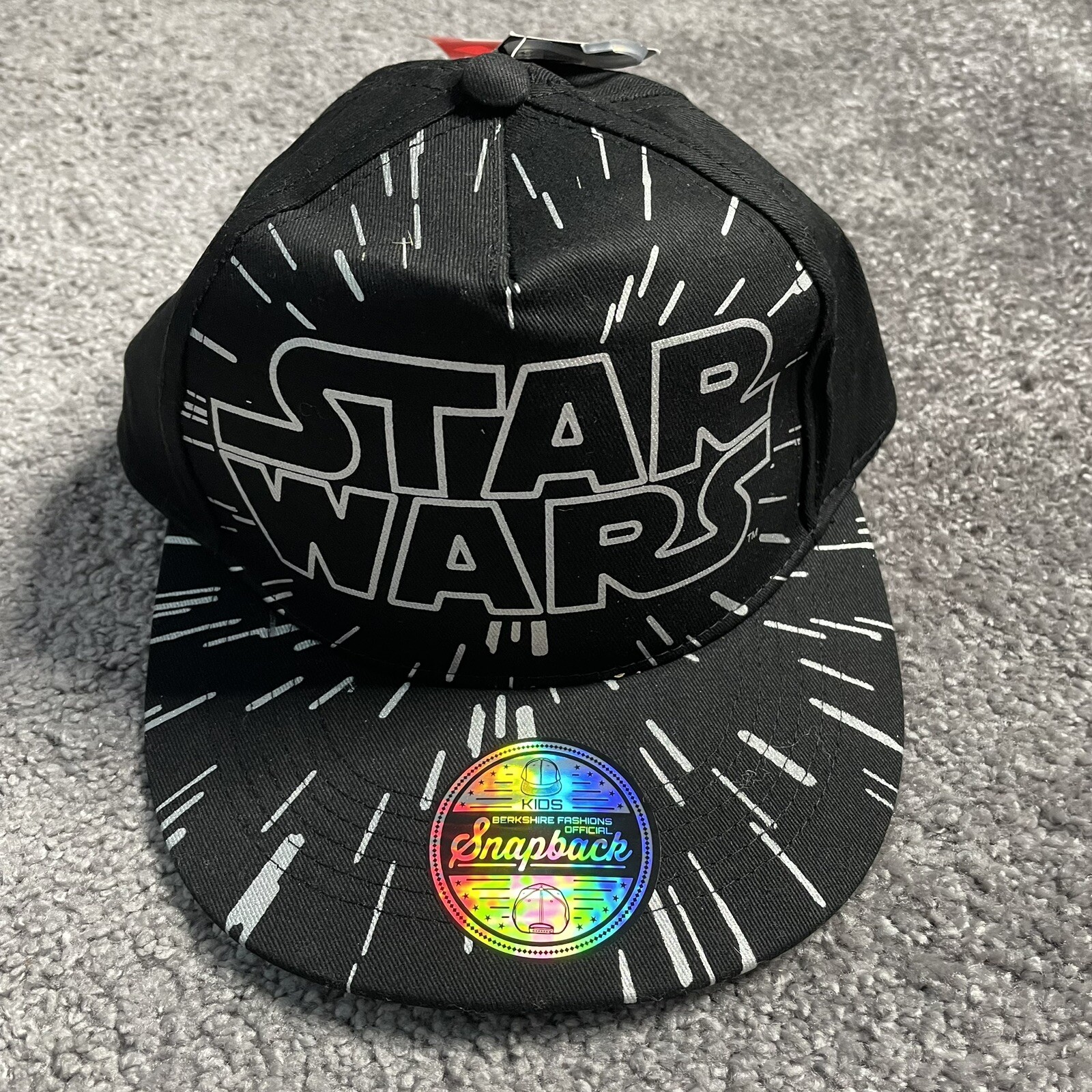Star Wars Snapback Flat Bill Baseball Cap Adjustable for Kids