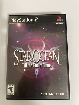 Star Ocean Till the End of Time Playstation 2 PS2 Manual And Registration O1