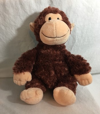 Aurora World Brown Tan Monkey Plush Stuffed Animal Toy 10