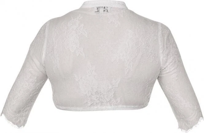 MarJo Dirndlbluse Nora-Madlenka Dirndl Bluse off white halbarm Gr. 52 - Bild 2 von 2