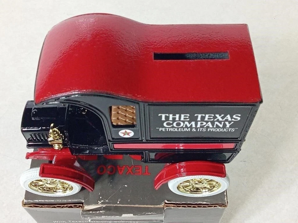 RARO ERTL Texaco 1905 Ford 1st Delivery Truck Diecast Cerraduras Banco de Monedas #4 9321UO Foto 4 de 4