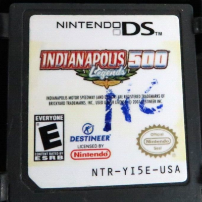 Indianapolis 500 Legends (Nintendo DS, 2007) Used DS Game