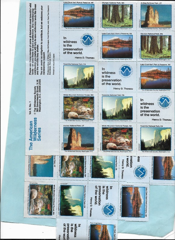 NICE  STICKERS              THE AMERICAN WILDERNESS SERIES