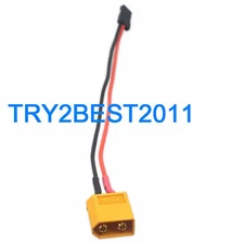 JR Futaba Male to XT60 Male Connector Adapter Cable 20awg 10cm