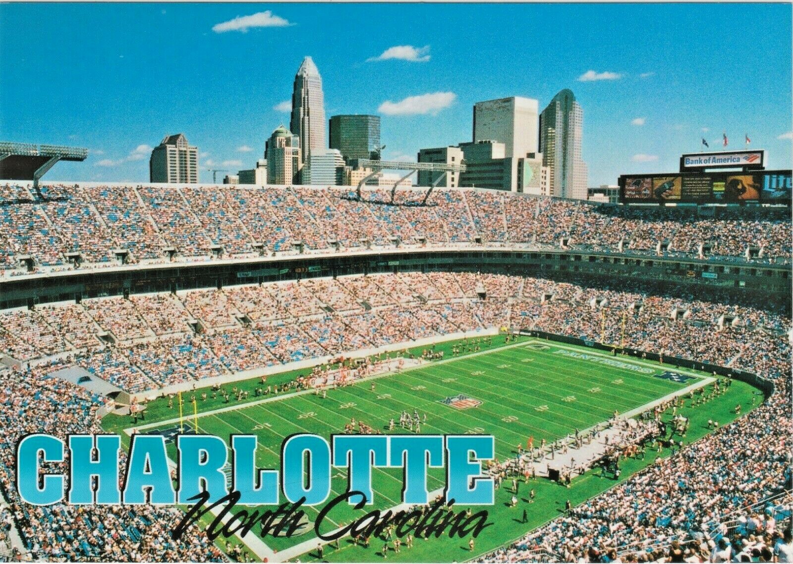 Carolina Panthers Football at Bank of America Stadium, Charlotte, North Carolina