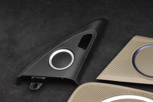 Audi A4 B8 8K 08-16 AVANT B&O Audio Speaker Door Grill Cover Trim set Kit Beige - Picture 11 of 24