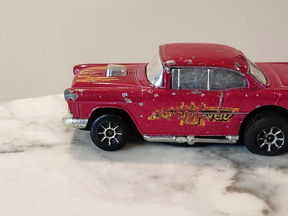Vintage Hot Wheels 1978 Scorchers Red 55 Super Chevy Fever - Image 3 of 4