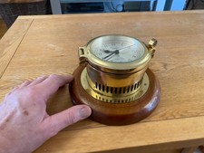 SIMPSON & LAWRENCE 'SHIP'S BELL' CHIMING CLOCK, TOP QUALITY, NEEDS A REPAIR, VGC