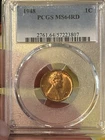 US 1 Cent 1948 MS64RD