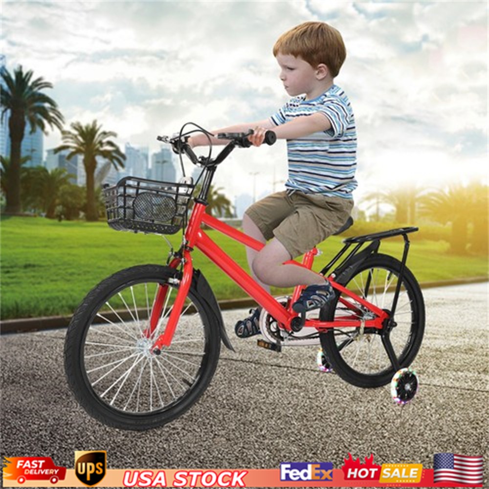 Bike Red With Training Wheels