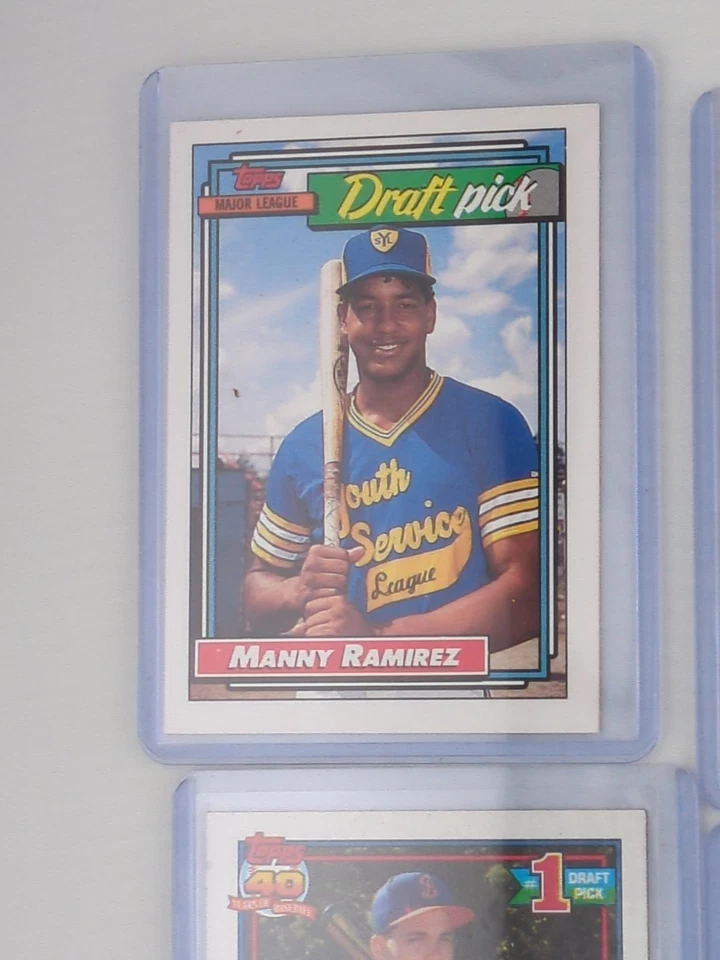 Lote de 8 tarjetas de béisbol de novato radiocontrol de 1990 Jones Rodríguez Ramírez Jackson casi nuevas - como nuevas Foto 2 de 4
