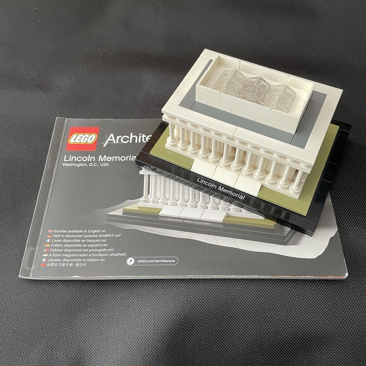 LEGO Architecture 21022 Lincoln Memorial Complete VGC UK