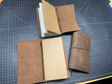 Traveler's Journal Cover with one 8.25"x4.25" book