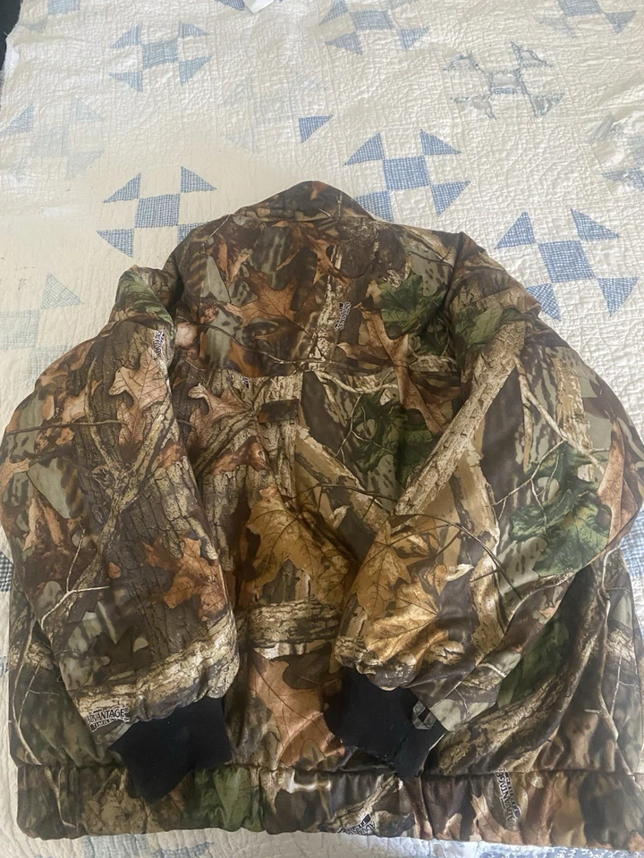 Men's Rocky Reversible Hunting Jacket Size XL Camo Advantage Timber Bomber - Image 3 of 4