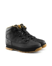 Big Kid's Timberland Euro Hiker Shell Toe Boot Grain Blck (TB0A1NJF 001)
