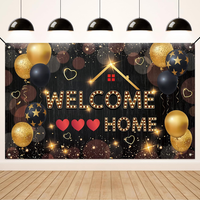 Welcome Home Banner, Willkommen Zuhause Deko FüR Heimkehr, Familie RüCkkehr Fami