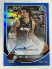 2025-26 Kel’el Ware Bowman Chrome True Blue Refractor Auto /150 Heat