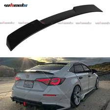 For Honda Civic Sedan 11th 2022+ Gloss Black Sport Rear Window Roof Spoiler Wing
