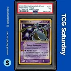 2006 POKEMON EX HOLON PHANTOMS #103/110 MEWTWO GOLD STAR HOLO PSA 7