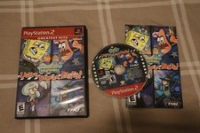 SpongeBob SquarePants: Lights Camera Pants PlayStation 2 PS2 With Manual CIB