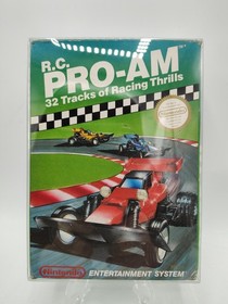 R.C. Pro-Am - (NES, 1988) *CIB + Funda Protectora* &iexcl;Limpiado y Probado! &iexcl;VINTAGE!