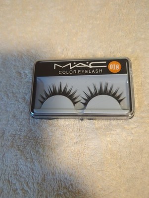 MAC 018 Color Eyelash Black Strip False Eyelashes, Natural Effect