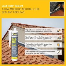 Everbuild Lead Mate Sealant Grey, Full Box x 25 Tubes - BARGAIN!