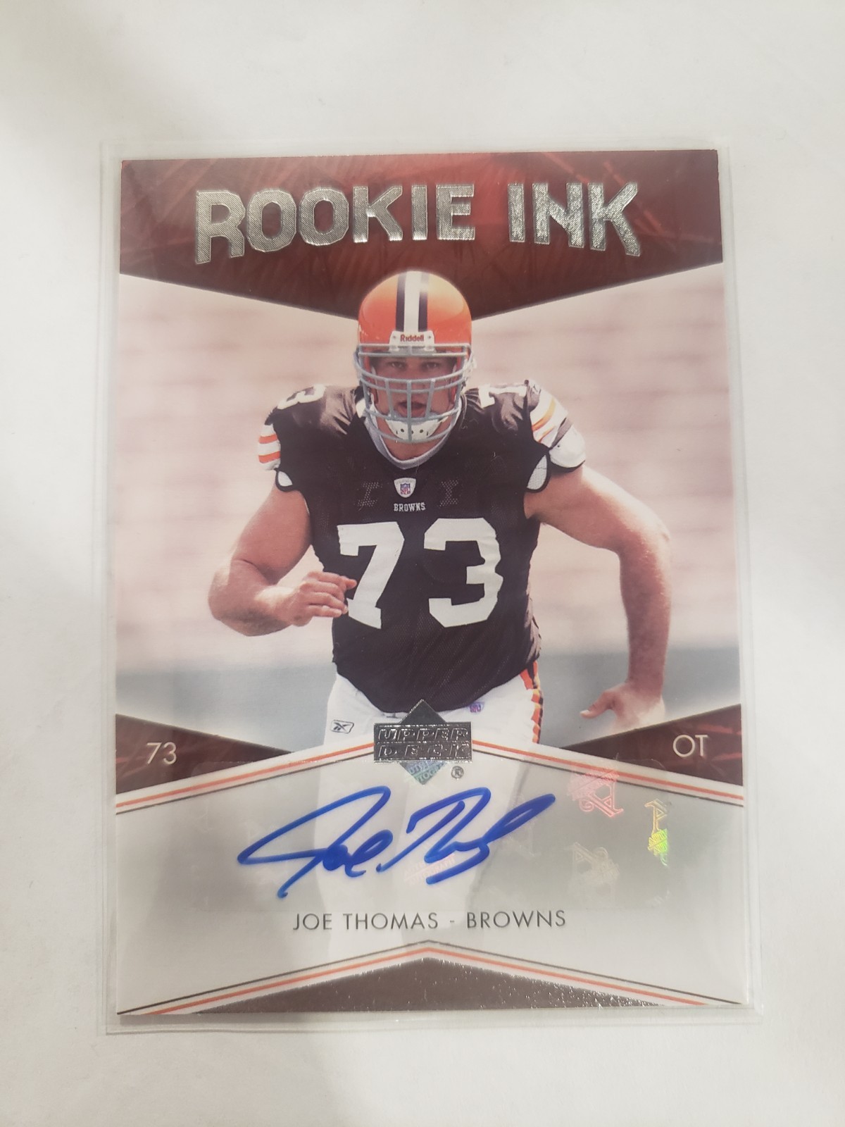 Joe Thomas Upper Deck Rookie Ink #RIJT Base