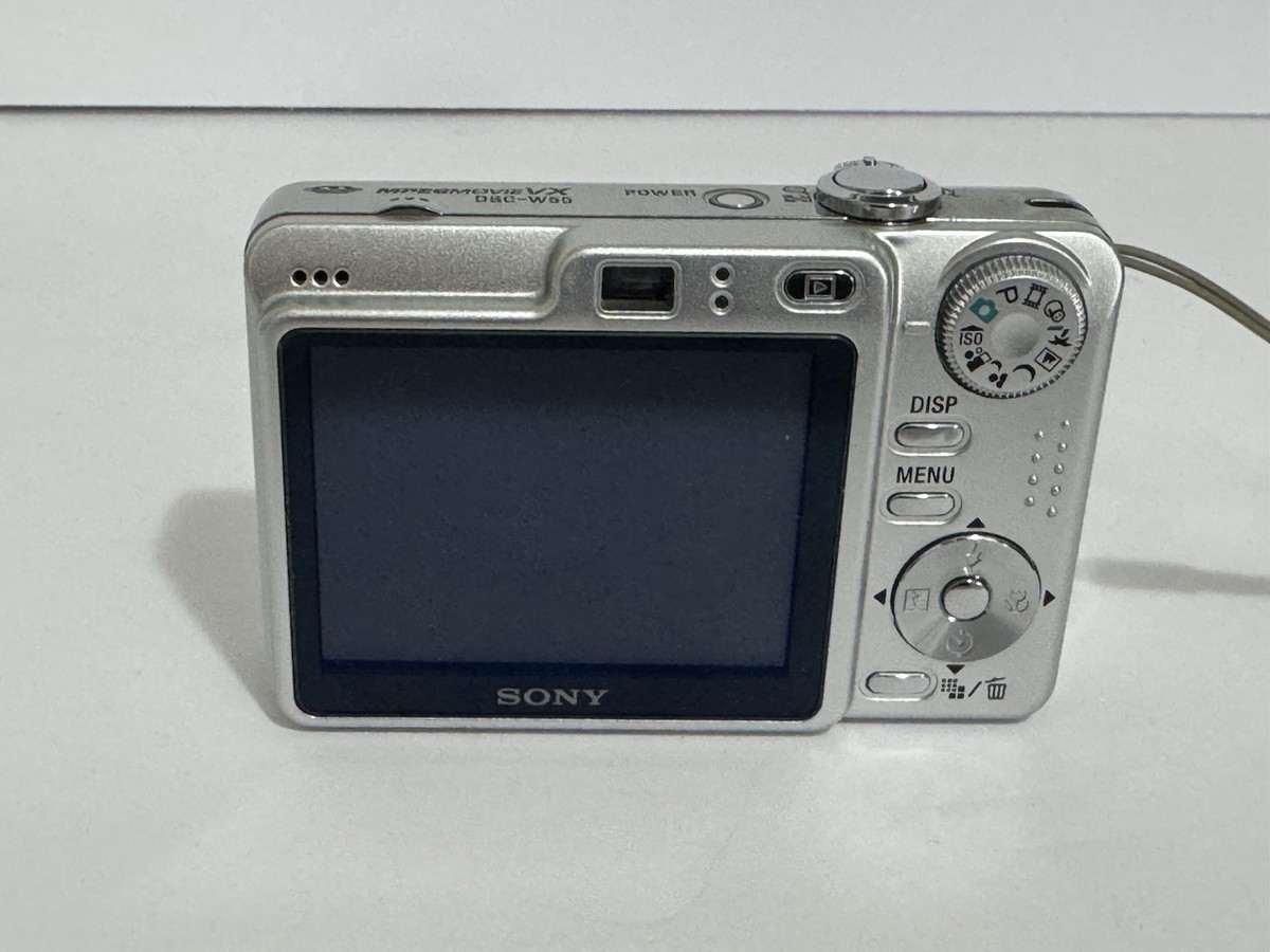 Sony Cyber-shot DSC-W55 7.2 MP Compact Digital Camera Silver 3x