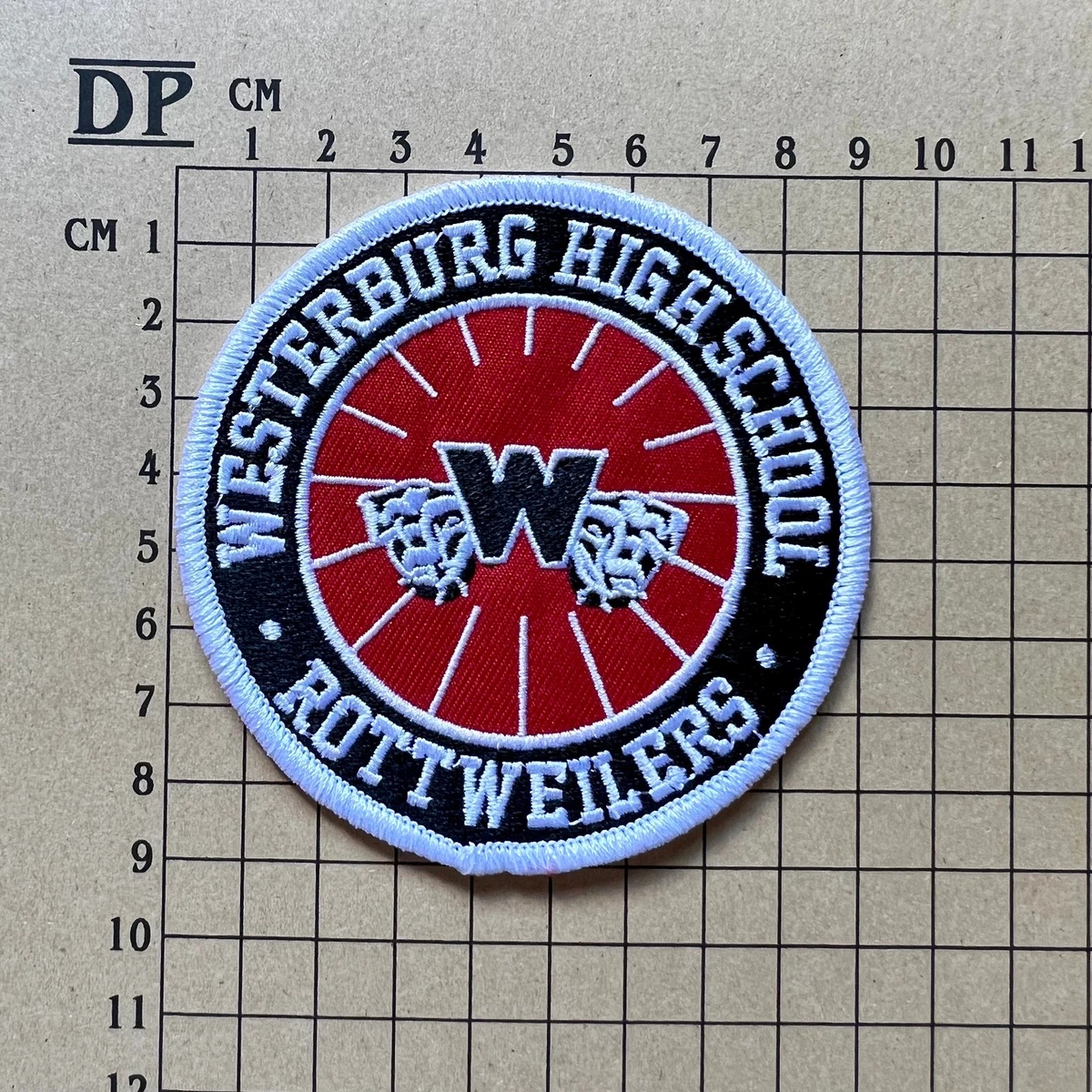 Heathers Westerburg High School Rottweilers Embroidered Patch Uniform Iron On