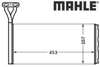 Mahle AH46000S WäRmetauscher FüR Innenraumheizung HeizungsküHler