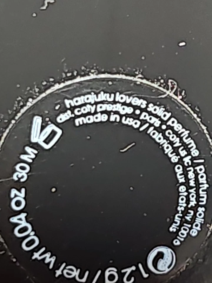 "LOVE" Harajuku Lovers by Gwen Stefani Perfume Solid Y2K Discontinued - Image 4 of 4