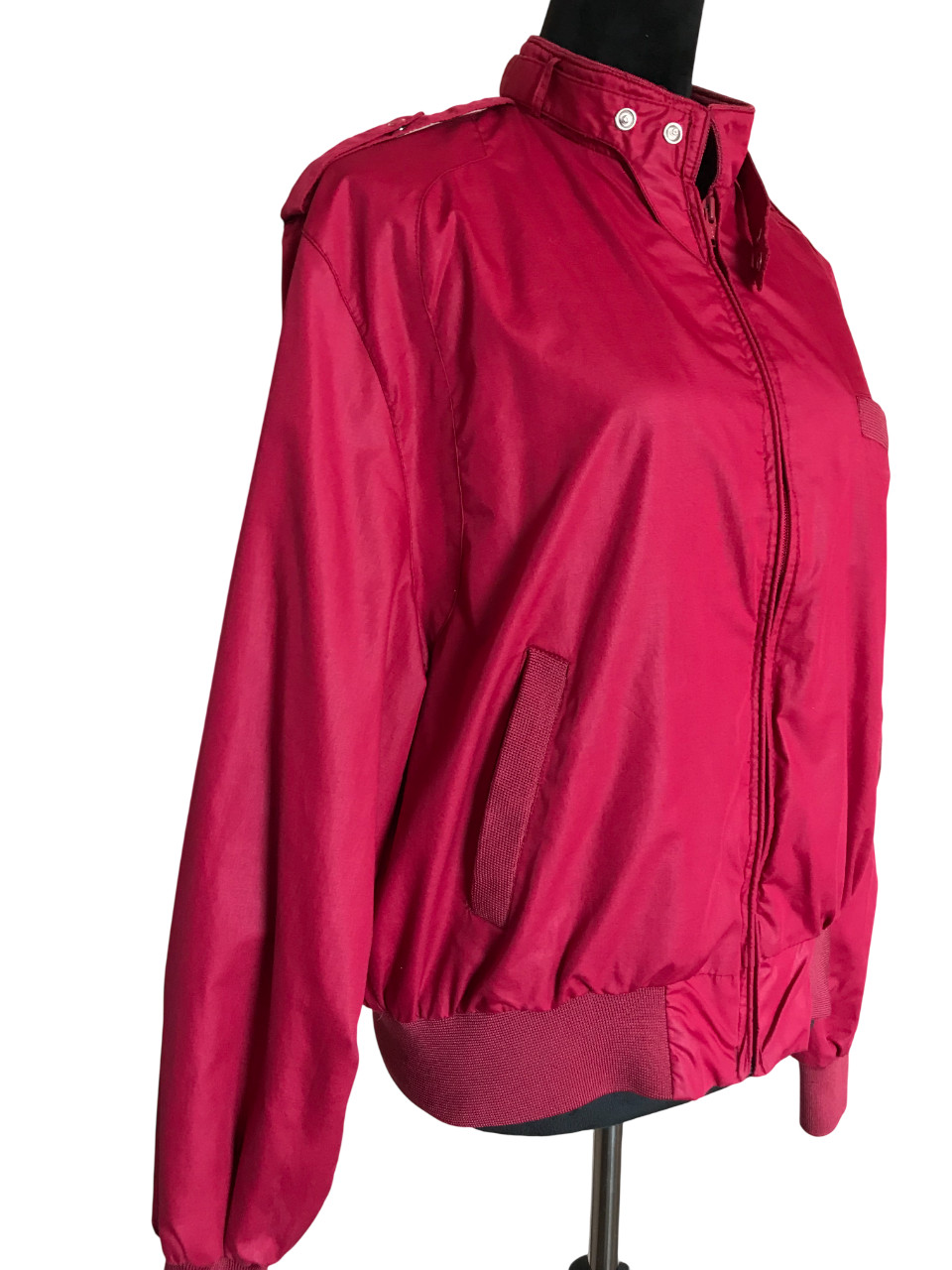 Full-Zip Windbreaker Jacket, Fully Lined Raspberr… - image 8