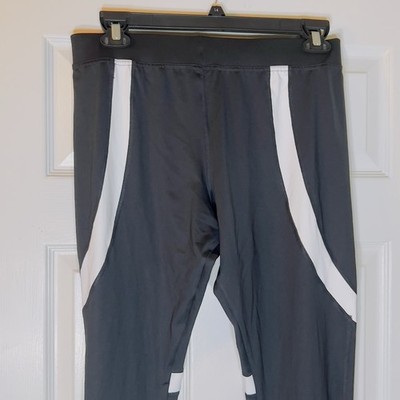 Nike Power Tech Men Size XXL Running Tights Pant Black 835955-012 Zipper Leg