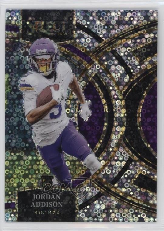 2023 Panini Select Premier Level Disco Prizm Jordan Addison #194 Rookie RC 04qn