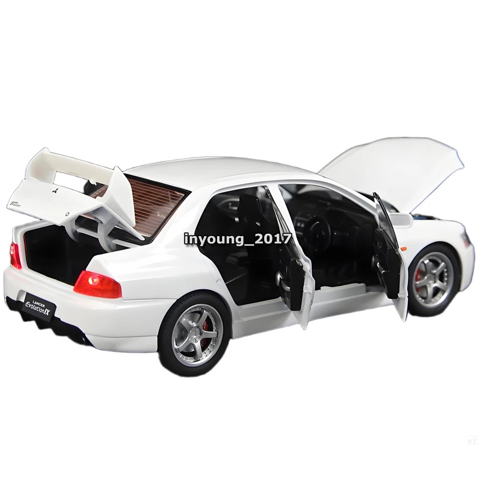 1:24 Mitsubishi Lancer EVO IX Modelo Coche Diecast Coches de Juguete Juguetes para Niños Niños Regalo Foto 3 de 4