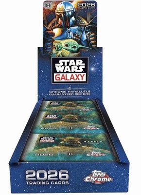 2026 Star Wars Chrome Galaxy Hobby Box - Brand New - ORDER CONFIRMED PRESALE