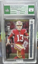 Panini 2022 Chronicles Brock Purdy RC Luminance Update Rookies #213 OCGS 10