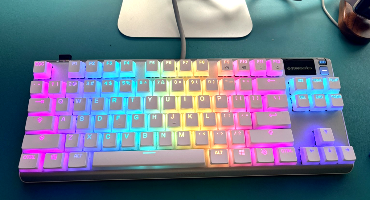 SteelSeries Apex 7 TKL Wired Mechanical Gaming Keyboard (Ghost