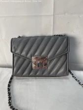Gently Loved Certified Authentic Gray Michael Kors Small Cross Body Handbag