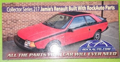 Rock Auto Parts Collector Series Magnet #217 Jamie's Renault 